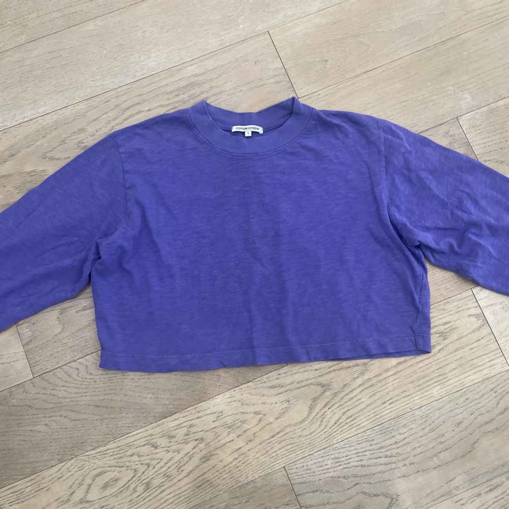 Cotton citizen Tokyo crop shirt
